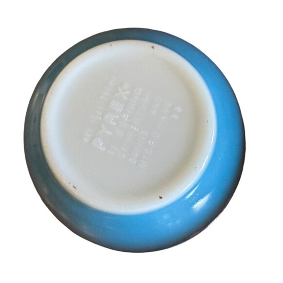 Vintage Pyrex By Corning Snowflake Blue #401 Nesting Bowl Replacement USA - Picture 8 of 14